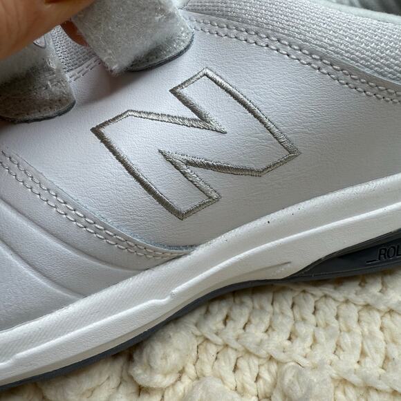 NWT VINTAGE NEW BALANCE Womens 8 WIDE Walking Marche White Athletic Sneaker Shoe - Picture 4 of 11